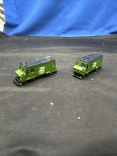 Two HO Bachmann Trackster Hy-Rail vehicle BN Burlington Northern Van Not Tested picture