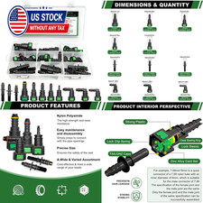 Fuel Line Repair Kit, 30pcs Fuel Line Quick Connect Assortment Kit picture
