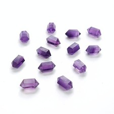 Handmade Purple Amethyst 6X12mm Pointer Natural Purple Gemstone Pencil Pointers picture