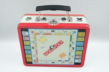 VTG 1998 Monopoly Game Collectable Metal Tin Lunchbox picture