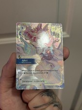 Ahri - Inquisitive (Overnumbered) 227/221 Spiritforged Foil Showcase RIFTBOUND picture