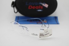 NEW SILHOUETTE 5515 CW 4640 BLUE GUNMETAL AUTHENTIC EYEGLASSES 52-17 picture