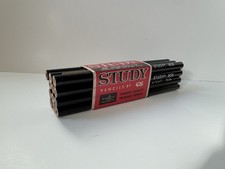 Vintage Empire Study 808 Black Jumbo Pencils Original New Old Stock NOS picture