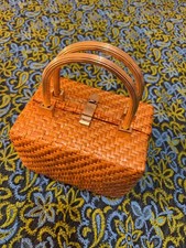 Vintage MCM Koret Woven Box Purse picture