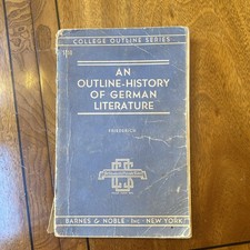 Vtg, An Outline History Of German Literature 1948 Friedrich Barnes & Noble picture