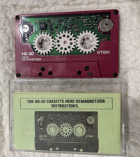 TDK HD 30 Head Demagnetizer Cassette Vintage Audio Tape Deck Cleaner Japan picture