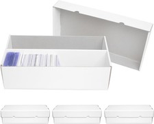 4 Pack 2 Row Trading Card Storage Boxes for Sports Cards picture