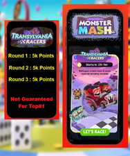 Transylvania Racers  ⭐ Monopoly⭐Go⚡️1 Partner Slot ⚡️23/9/2026 (Read) picture