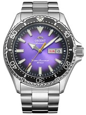 ORIENT Sports Mako RN-AA0827V Automatic SS Purple Dial Limited Model Mens Watch picture