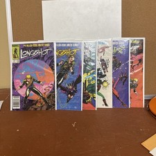 Marvel Longshot Comic Lot #1-6 Complete Limited Series (1985) Copper Age picture