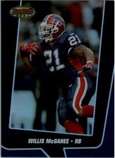 2005 Bowman's Best Blue #16 Willis McGahee /1399 - FB picture