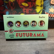 2024 Comic Con SDCC Hulu Animayhem Futurama Pin Set Special Delivery One picture