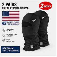 Nike Pro Therma-Fit Hyperwarm Hood Ski Mask Black x 2 Pairs picture