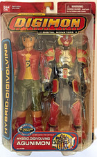 Bandai Digimon Season 4 Hybrid-Digivolving Agunimon Set w/ Takuya Card picture