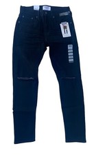 DENIZEN from Levi 286 Taper Jeans Men's Cruise Black Denim Slim Fit Size 30X32 picture