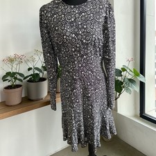 NWT Boden floral dress flattering fit & flare with eco-friendly Ecovero fabric picture