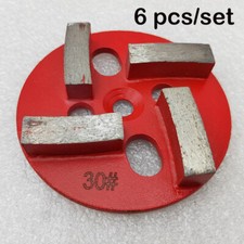 6pcs/set Diamond Grinding Head for Cement Ground Grinder Floor Polishing Sander picture