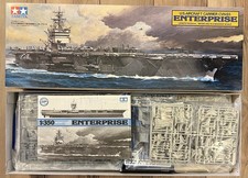 Tamiya U.S. Aircraft Carrier Enterprise CVN-65 1/350 Model Kit Open Box picture
