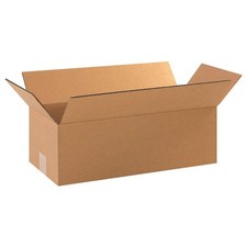 GRAINGER APPROVED 55VH36 PK 25 Shipping Box,18x8x4 in 55VH36 picture