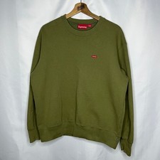 FW22 2022 Supreme NYC Mini Small Box Logo Crewneck in Light Olive S picture
