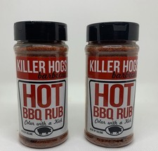 Killer Hogs Barbecue HOT BBQ Rub 2 Pack 12 oz x 2 Seasoning Malcom Reed picture