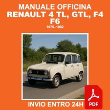 Workshop manual Renault 4 Tl, GTL, F4 / F6 1975-1992 CD REPAIR PDF IT picture