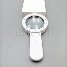 30X Jumbo Handheld Magnifying Glass w/ 12 Bright LED Light Illuminated Magnifier picture