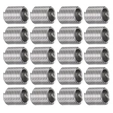 20Pcs 7/16-14 UNC 2D 22.2mm Threaded Inserts Stainless Steel for DIY picture