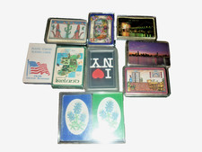 Vintage Souvenir Playing Cards Lot 9 Decks Bicentennial Ireland Travel Plastic picture