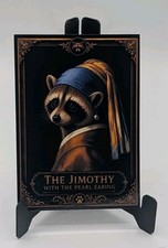 The Jimothy with the Pearl Earring ACEO Custom Card - Vermeer Fine Art Parody picture