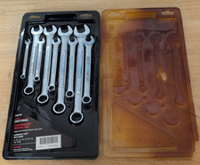 Vintage Craftsman Combination Wrench Set 44731 9 Pc SAE 12pt -VV- Series USA NOS picture