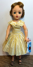 Vintage Miss Revlon Doll VT-18 Kissing Pink Stripped Yellow Dress (#7) picture