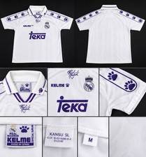 Vintage 1996-97 Real Madrid Kelme Teka Home Jersey Made in Spain M picture