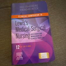 Elsevier Clinical Companion to Lewis's Medical-Surgical Nursing 12th textbook  picture