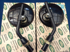 2x Genuine Land Rover Series 2a, 3 Wingard Round Mirrors & Arms - 569137 - NOS picture