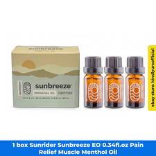 1 box Sunrider Sunbreeze EO 0.34fl.oz Pain Relief Muscle Menthol Oil picture