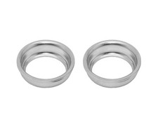 2x ALTA Chrome Bottom Bracket Steel Cups 51mm Replacement Set 1 Speed Bicycles. picture