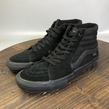 Vans Sk8-Hi Shoes Mens Size 10 Black Suede High Top Skate Sneakers 500714 picture