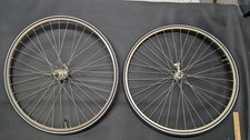 Vintage Araya 700C 36H Alloy Rims Pair Made In Japan Sunshine Hubs Road Bike picture