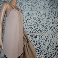 Abbeline Classic, Chic Beige Cocktail Halter Pullover Dress size XS picture