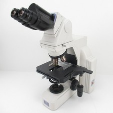 NIKON ECLIPSE E400 ERGO BINOCULAR MICROSCOPE W/ 4X/10X/40X OBJECTIVES picture