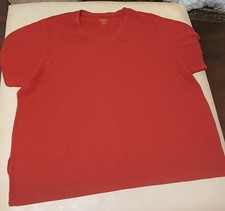 Ladies Cato red shirt top 26w 28w 3x 4x women's plus Basic Tee Top Comfy Stretch picture