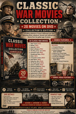 CLASSIC WAR MOVIES COLLECTION 20 HOLLYWOOD WAR FILMS ON DVD COLLECTOR’S EDITION picture