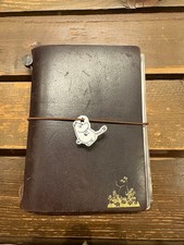 Rare Old logo Traveler's Notebook Passport Size Brown picture