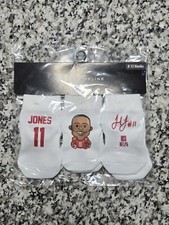 Three Pairs Julio Jones Atlanta Falcons #11 Baby Socks 12 Months NFL Infant Wear picture