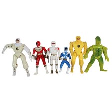 Lot of 6 Vintage Bandai Power Rangers VR Troopers Action Figure 1994 1995 Mixed picture