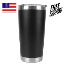 20oz Stainless Steel Tumbler Slider Lid Vacuum Insulated Travel Cup Coffee Mug picture