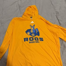 Adidas UMKC Mens 3XL Kansas City Roos Kangaroos KC Basketball New Hooded picture