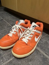 Nike SB Air Force 2 x Supreme Orange/White Low Top Skate Shoes US 9 picture