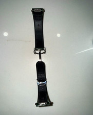 AUTHENTIC CARTIER WATCH STRAP DEPLOYMENT GREEN LEATHER SANTOS LARGE 2023 picture